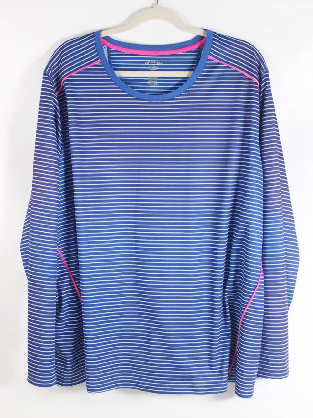 Reel Legends Freeline Blue White Stripe Performance Top 3X